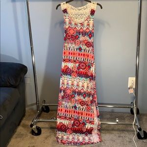 Colorful maxi dress